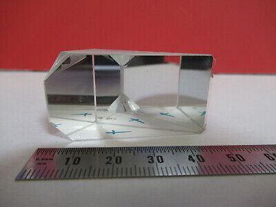 OPTICAL glass prism microscope part optics AS PICTURED &B1-B-27