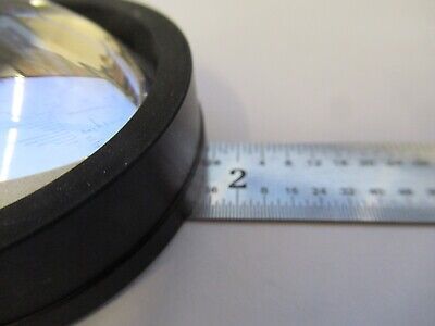 UNKNOWN LARGE ILLUMINATOR CONVEX LENS OPTICS MICROSCOPE PART AS PICTURED A9-A-37