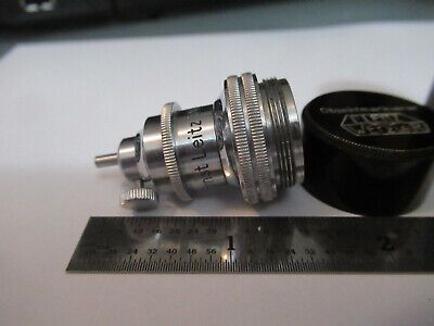 OBJECTIVE MARKER LEITZ GERMANY VERY RARE  MICROSCOPE PART AS PICTURED #F5-A-72