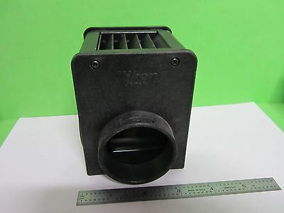 MICROSCOPE PART NIKON JAPAN LAMP HOUSING ILLUMINATOR AS PICTURED BIN#T4-06