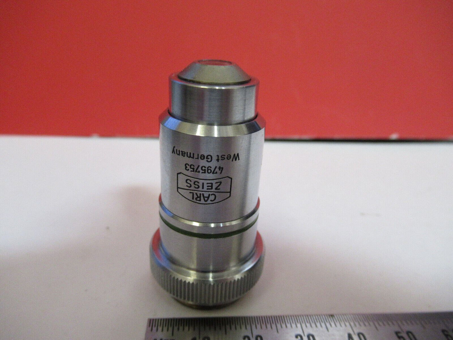 ZEISS GERMANY PHASE PH2 16X /160 OBJECTIVE MICROSCOPE PART AS PICTURED F8-C-27