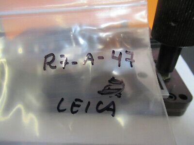 LEICA DMRB XY STAGE TABLE ROTABLE GERMANY MICROSCOPE PART AS PICTURED R7-A-47