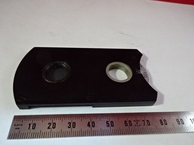 WILD HEERBRUGG SWISS M20 POLARIZER POL SLIDE ROTABLE MICROSCOPE PART #6V-A-09