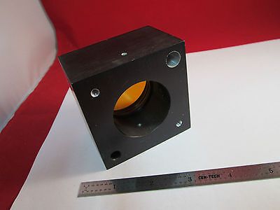 OPTICAL LARGE HEAVY MOUNTED FILTER AS IS LASER OPTICS BIN#4B