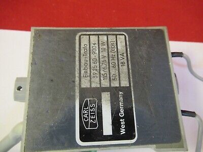 ZEISS GERMANY POWER SUPPLY TRANSFORMER MICROSCOPE PART AS PICTURED &FT-4-52B