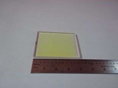 OPTICAL DICHROIC COATED BEAM SPLITTER FLAT OPTICS AS PICTURED &94-59