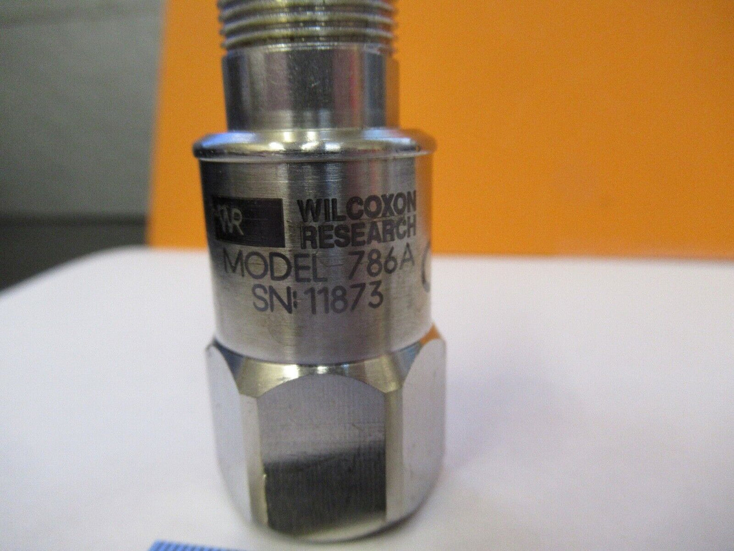 WILCOXON 786A INDUSTRIAL VIBRATION ACCELEROMETER SENSOR AS PICTURED &15-FT-X3