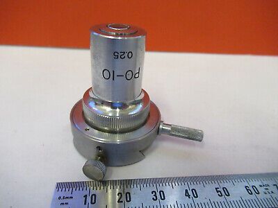 TASCO UNITRON POL OBJECTIVE 10X POLARIZING MICROSCOPE PART AS PICTURED &FT-5-T