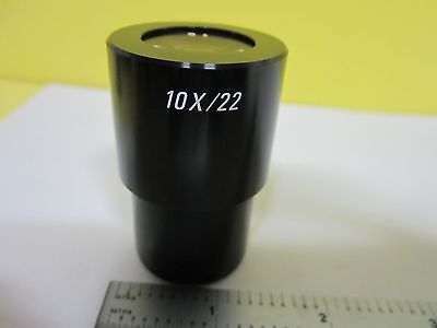 MICROSCOPE PART LEICA GERMANY EYEPIECE 13410750 10X/22 OPTICS AS IS BIN#T8-18