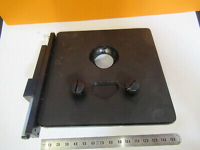 ANTIQUE SPENCER XY STAGE TABLE MICROSCOPE PART AS PICTURED &P5-A-77