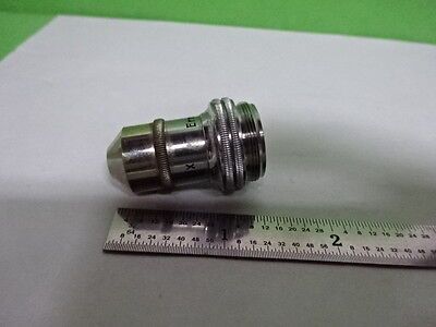 MICROSCOPE PART VINTAGE OBJECTIVE LEITZ GERMANY 10X 3 OPTICS AS IS #B2-M-09