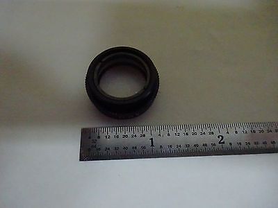 OPTICAL MICROSCOPE PART OBJECTIVE 0.5X OPTICS AS IS BIN#4V-FL-06