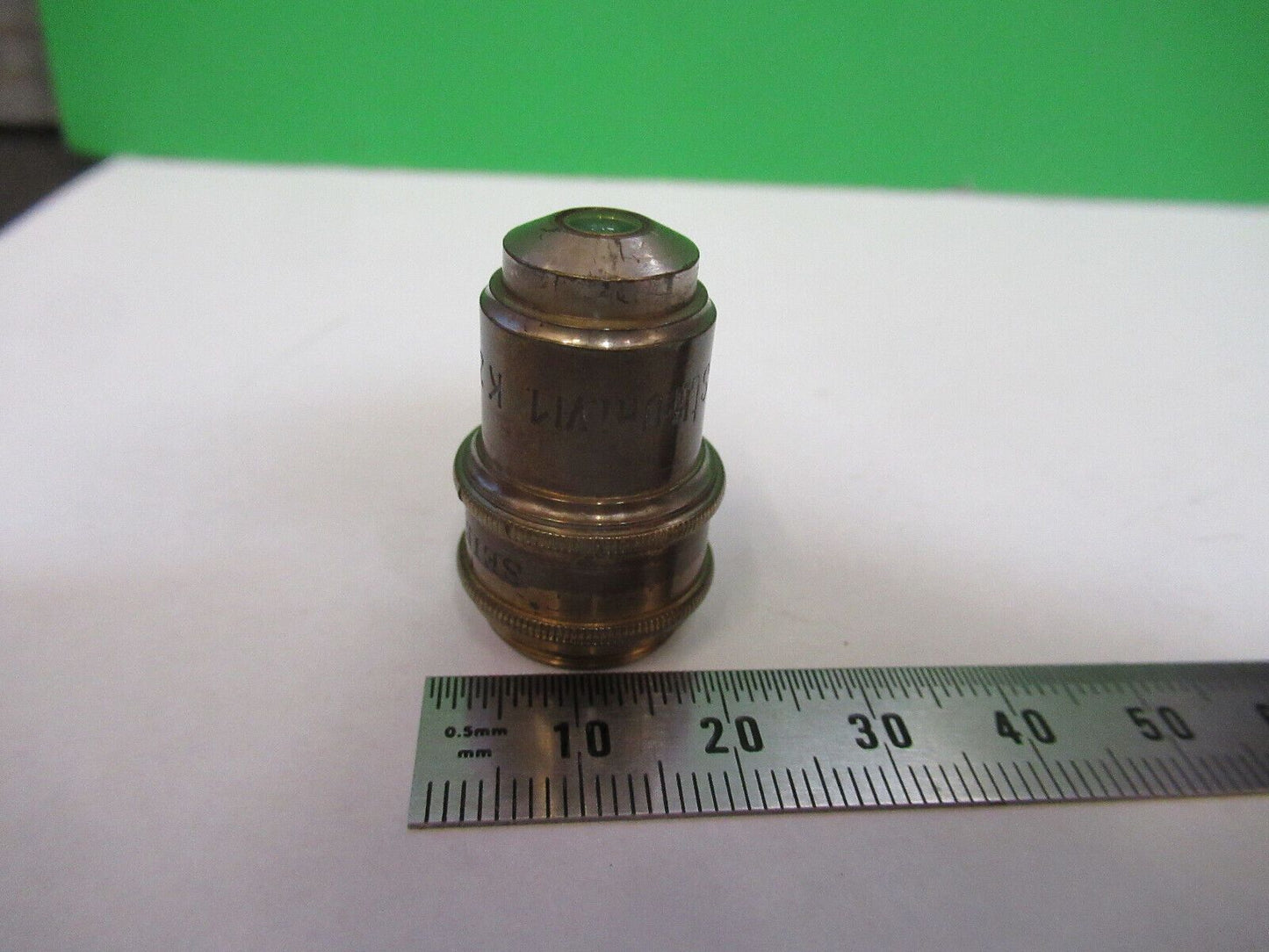 ANTIQUE SEIBERT GERMANY OBJECTIVE RARE MICROSCOPE PART AS PICTURED R2-B-35