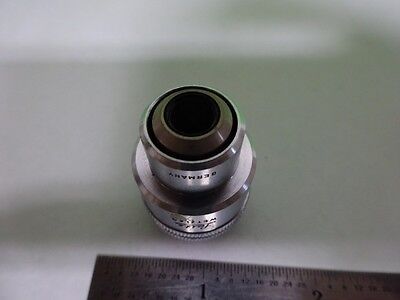 MICROSCOPE PART OBJECTIVE LEITZ GERMANY 10X OPTICS AS IS BIN#72-64