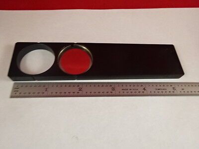 MICROSCOPE PART OLYMPUS SLIDE U-DND-2 NEUTRAL FILTER ND OPTICS AS IS B#D2-B-05