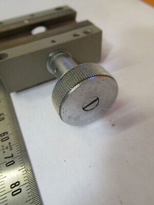 VICKERS UK ENGLAND CONDENSER STAGE DOVETAIL MICROSCOPE PART AS PICTURED P3-A-37