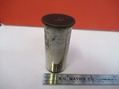 ANTIQUE MICROSCOPE PART 10X LEITZ GERMANY OCULAR EYEPIECE AS PICTURED &13-FT-07