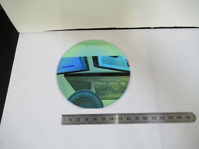 FOR PARTS SAPPHIRE WAFER PLATINUM COATED STAINED OPTICS AS PICTURED #2-FT-05