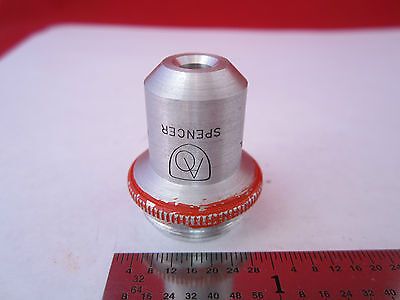 OPTICAL MICROSCOPE PART SPENCER OBJECTIVE 3.5X OPTICSS  BIN#7C