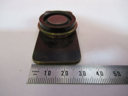 ANTIQUE BECK UK OPTICS COMPRESSOR LENS MICROSCOPE PART AS PICTURED G4-A-88