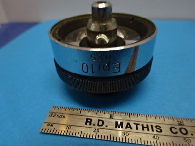 WILD HEERBRUGG SWISS OBJECTIVE EPI 10X MICROSCOPE PART OPTICS AS IS &90-A-03