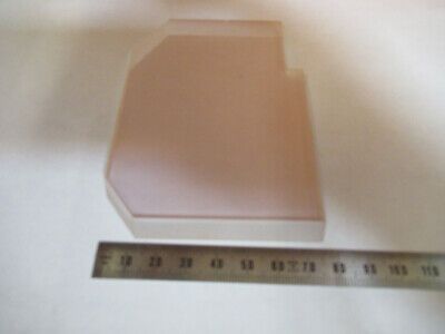 OPTICAL DICHROIC COATED THICK TRUNCATED FILTER GLASS OPTICS AS PICTURED P5-B-27