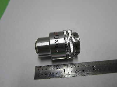 MICROSCOPE PART OBJECTIVE PHACO 10X LEITZ WETZLAR GERMANY OPTICS  BIN#F1-15