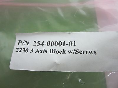 ACCELEROMETER TRIAXIAL MOUNTING BLOCK VIBRATION SENSOR TEST #J7-94