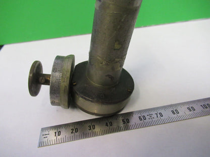 ANTIQUE BRASS SLIP ADJUST UNKNOWN RARE COLLIMATOR SCOPE PART AS PICTURED Z4-B-71