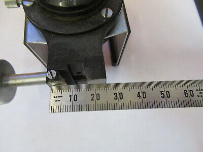 ANTIQUE BAUSCH LOMB CONDENSER + IRIS OPTICS MICROSCOPE PART AS PICTURED P6-A-100