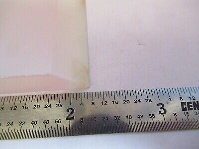 FOR PARTS OPTICAL FLAT MIRROR THICK GLASS scratches OPTICS AS PICTURED #Q1-A-44