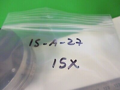 SPECTRA TECH REFLACHROMAT REFLECTIVE OBJECTIVE IMICROSCOPE PART AS PIC &15-A-27