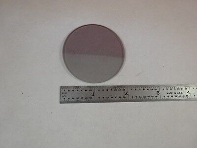 MICROSCOPE PART REICHERT AUSTRIA NEUTRAL DENSITY ND FILTER OPTICS AS IS #M8-D-03