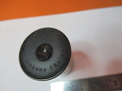 ANTIQUE BRASS EYEPIECE COMPENS OKULAR "6" MICROSCOPE PART AS PICTURED &A3-B-90