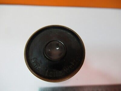 ANTIQUE ERNST LEITZ WETZLAR EYEPIECE 10X SHORT MICROSCOPE AS PICTURED &A3-B-87