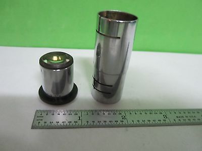 GAERTNER 10X EYEPIECE + TUBUS MICROSCOPE OPTICS AS IS BIN#T5-43