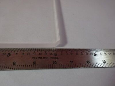 OPTICAL FUSED SILICA GLASS THICK PLATE OPTICS AS IS #91-104