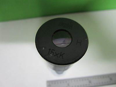 MICROSCOPE PART EYEPIECE WILD HEERBRUGG 15xK SWISS OPTICS AS IS BIN#T3-33