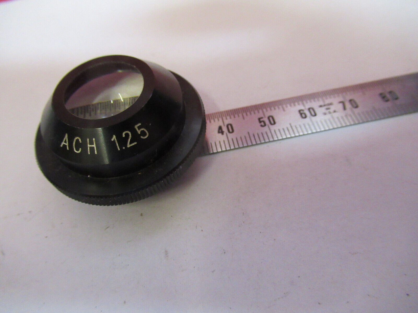 MEIJI JAPAN LENS for CONDENSER MICROSCOPE PART AS PICTURED H9-B-31