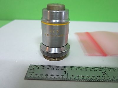 MICROSCOPE PART OBJECTIVE BAUSCH LOMB 43X OPTICS AS IS BIN#K7-F-21