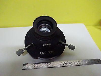 FOR PARTS MICROSCOPE MAGNIFICATION CHANGER + IRIS UNITRON UMP-1091 AS IS B#P7-22