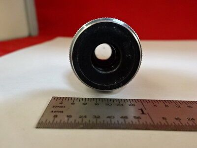 MICROSCOPE PART OBJECTIVE UNKNOWN MAKER OPTICS AS IS #P6-C-12