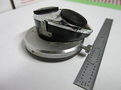 MICROSCOPE PART VINTAGE LEITZ GERMANY NOSEPIECE AS IS BIN#N9-14