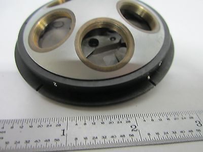 LEITZ GERMANY NOSEPIECE MICROSCOPE PART OPTICS AS IS BIN#M2-03