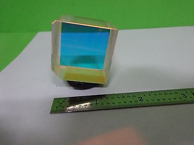 OPTICAL MOUNTED BEAM SPLITTER COATED CUBE LASER OPTICS #W8-03