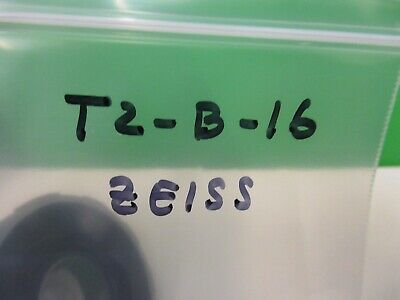 ZEISS GERMANY IRIS BRIGHTFIELD LENS ILLUMINATOR OPTICS MICROSCOPE PART &T2-B-16