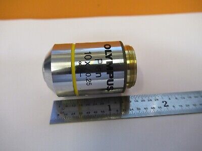 OLYMPUS JAPAN OBJECTIVE 10X INFINITY OPTICS MICROSCOPE PART AS PICTURED Q6-A-53