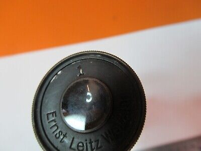 ANTIQUE ERNST LEITZ WETZLAR EYEPIECE "1" MICROSCOPE PART AS PICTURED &A3-B-91