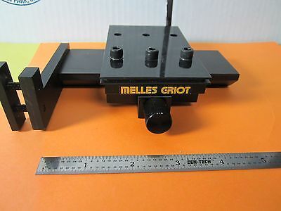 OPTICAL MELLES GRIOT FIXTURE ASSEMBLY LASER OPTICS BIN#E3-20