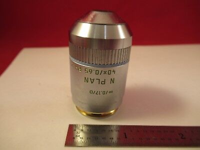 LEICA DMR GERMANY OBJECTIVE 40X PH LENS OPTICS MICROSCOPE PART 506025 &6-B-03